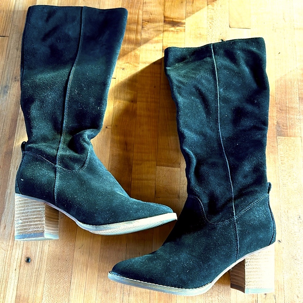 Blondo Black Heeled Boots